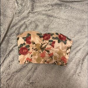 Floral Corset Top